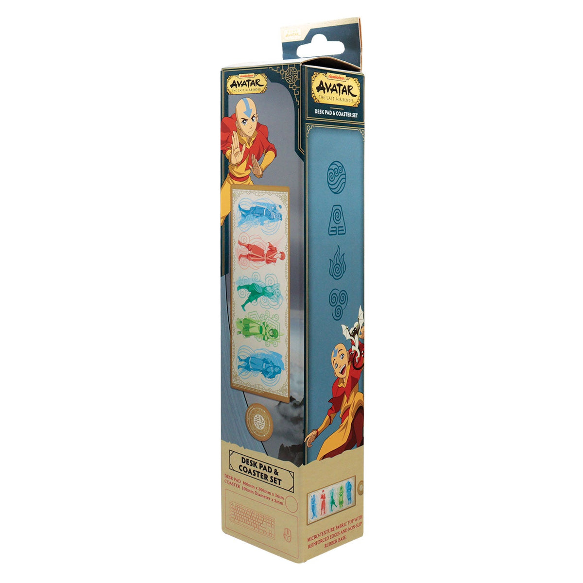 Avatar: The Last Airbender Desk Pad & Coaster Set - Elements