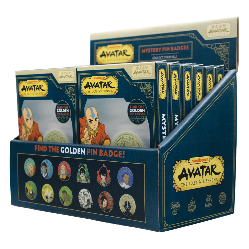 Display de 12 blind boxes Avatar : Le Dernier Maître de l’Air - pin’s mystère