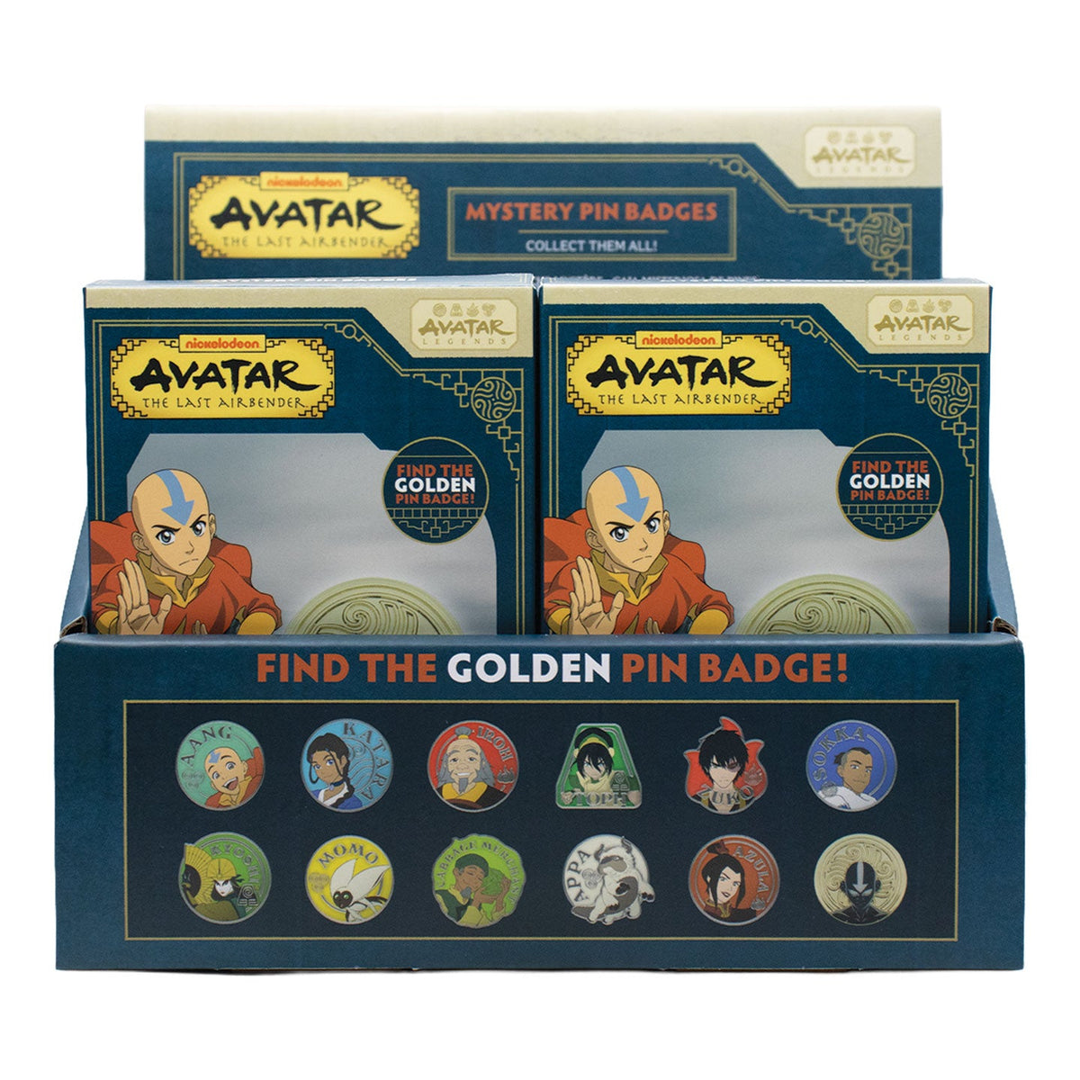 Display of 12 Avatar: The Last Airbender - Mystery Blind Boxes