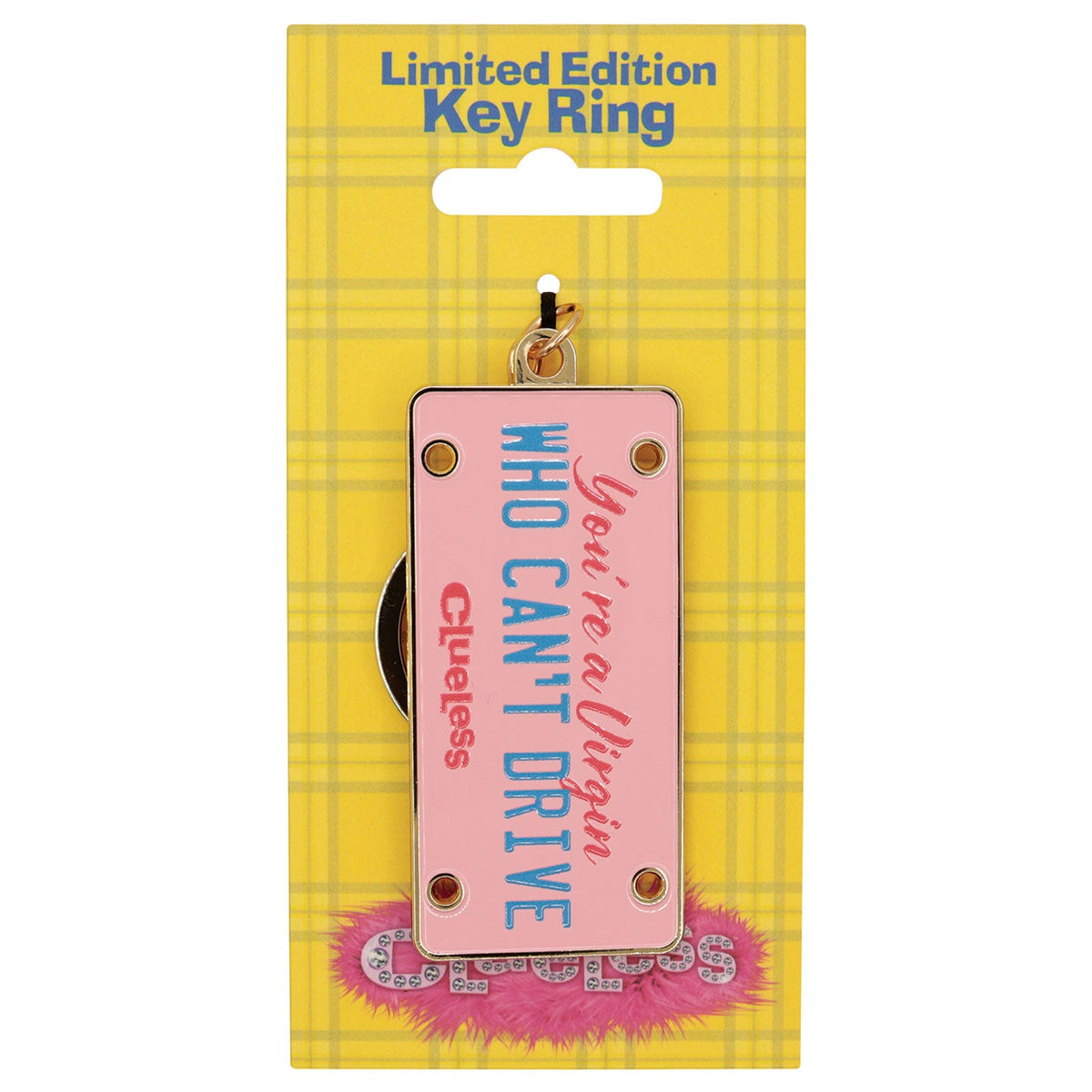 Clueless Keychain - License Plate