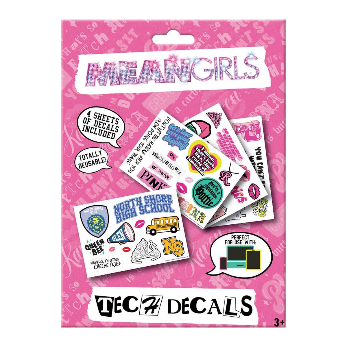 Mean Girls tech stickers