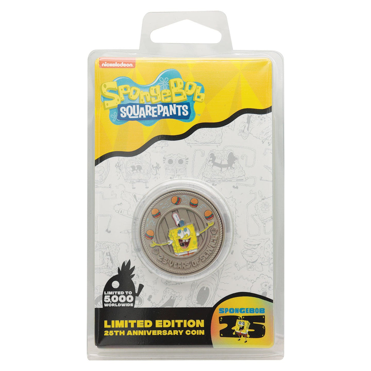 SpongeBob Collector Coin - 25 Years of Service