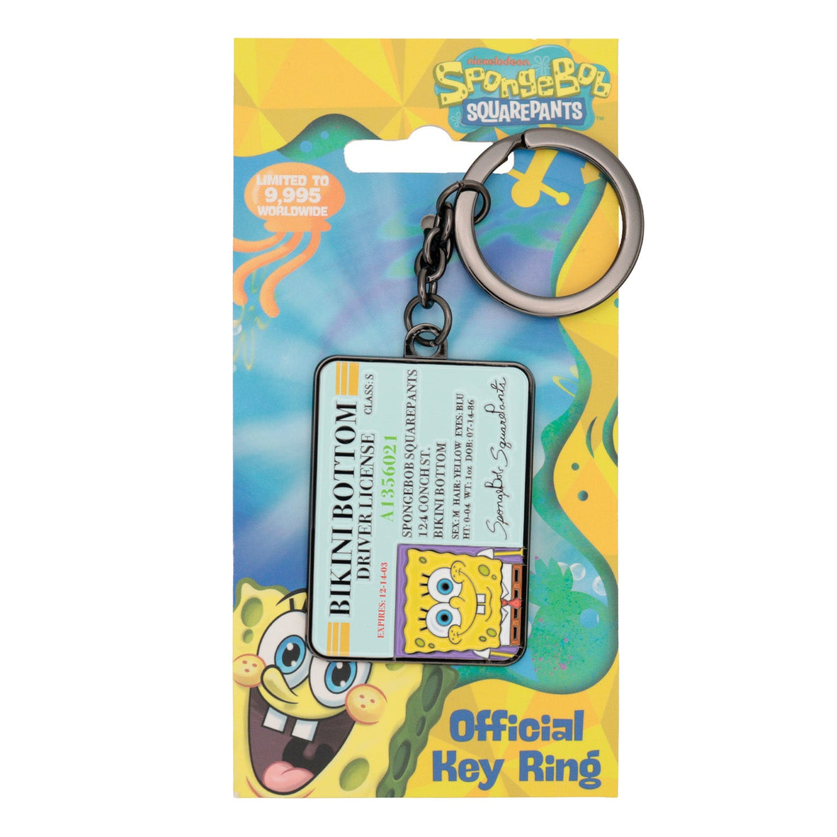 SpongeBob SquarePants Keychain - Driver License