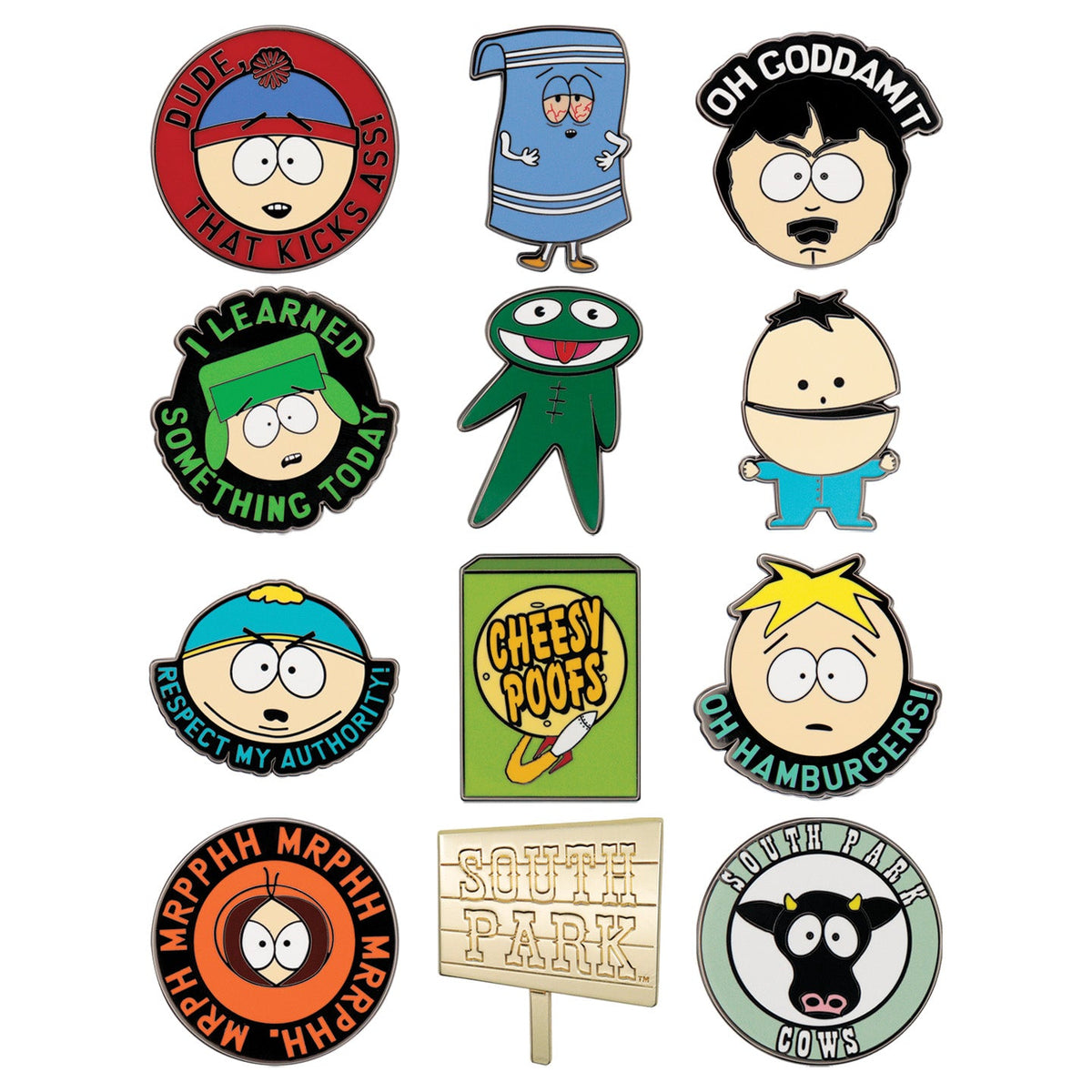 Display of 12 South Park - Mystery Blind Boxes