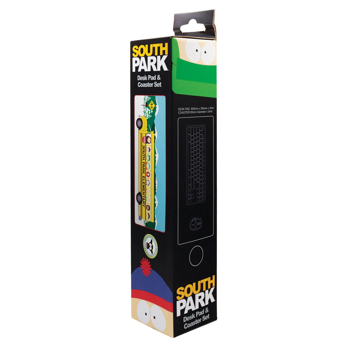South Park Desk Pad & Coaster Set - Elementary School Bus