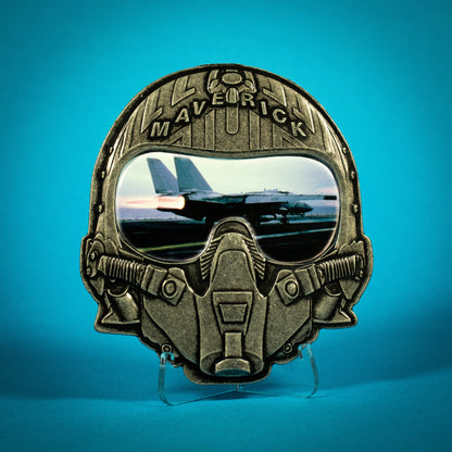 Médaillon collector Top Gun - Helmet