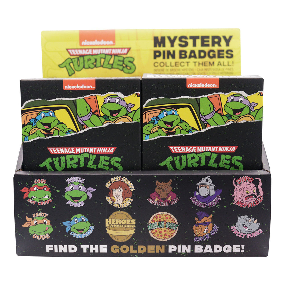 Display of 12 Teenage Mutant Ninja Turtles Blind Boxes - Mystery