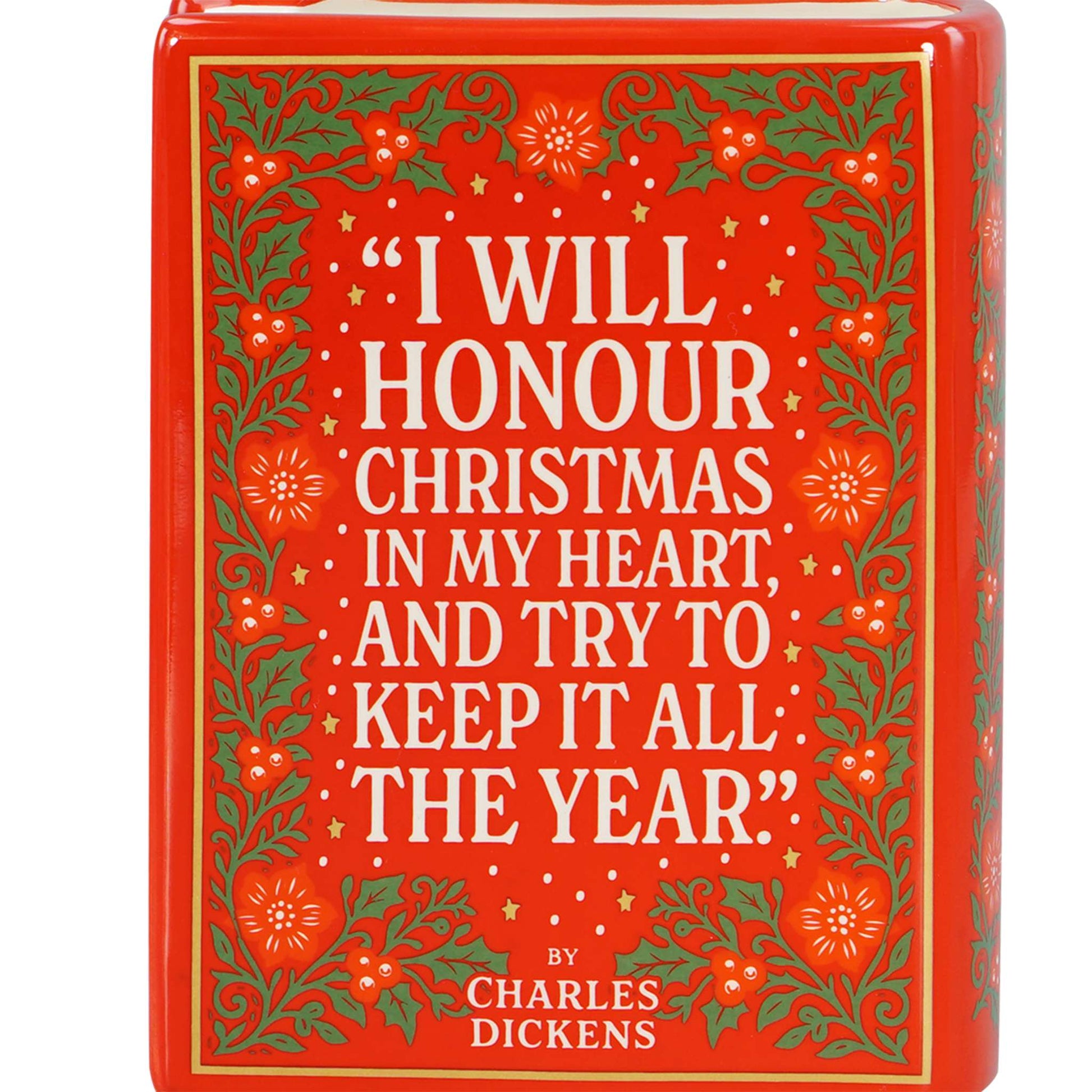 Pot en céramique Un chant de Noël 14 cm