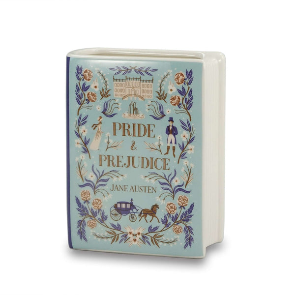 Pulteney Press Pride & Prejud. Ceramic Vase – 14 cm