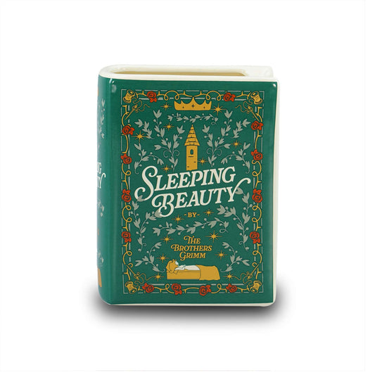 Sleeping Beauty Ceramic Book Cachepot – 14 cm
