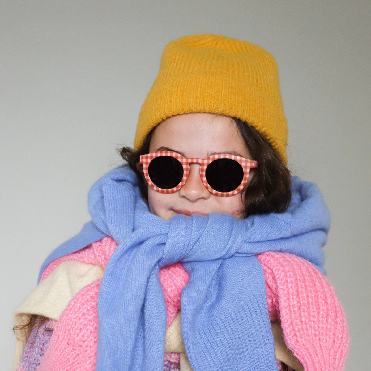 Children's Sunglasses - CAT 3 - Pink Gingham