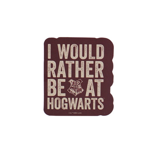 Harry Potter I Would Rather Vinyl Sticker