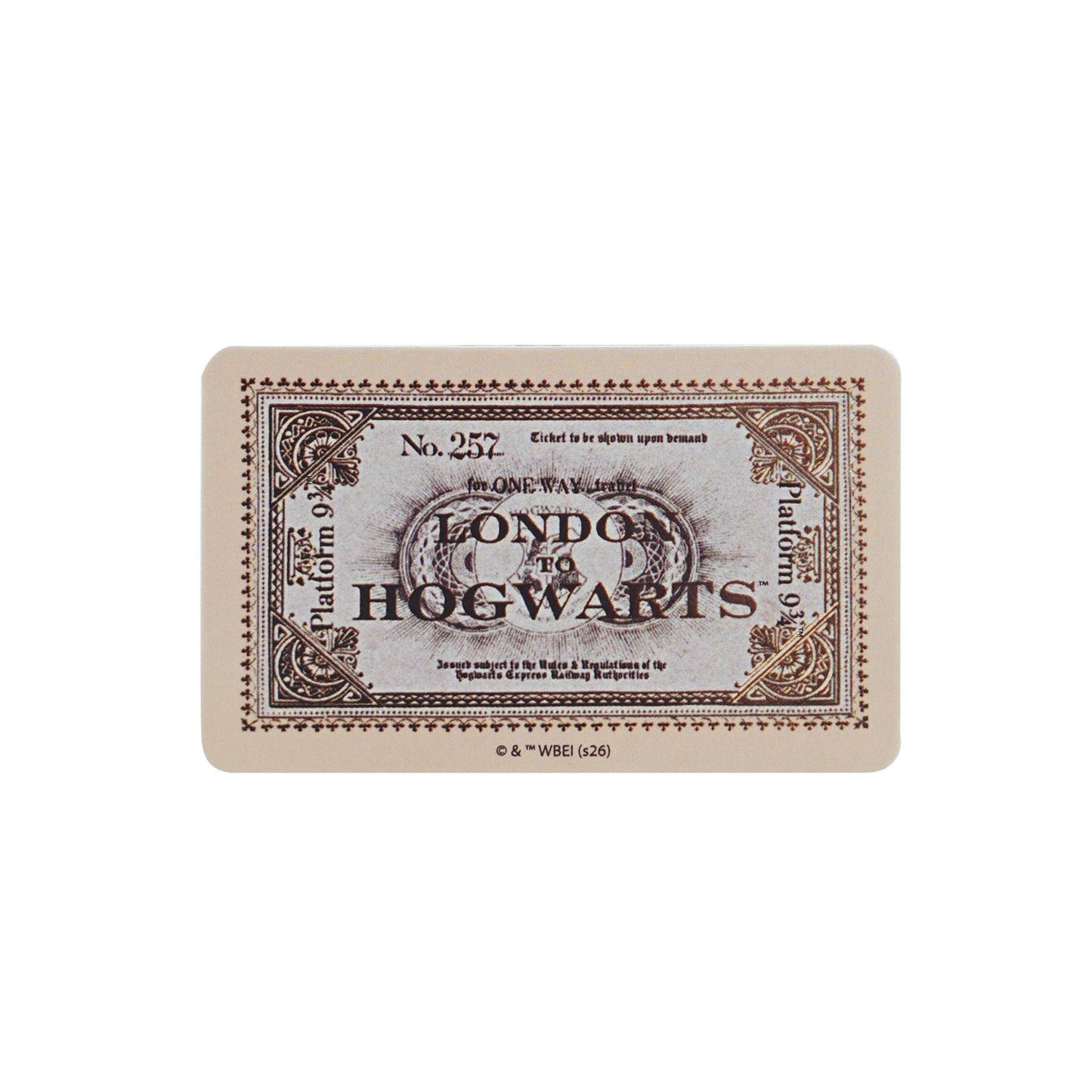 Sticker vinyle Harry Potter - London to Poudlard