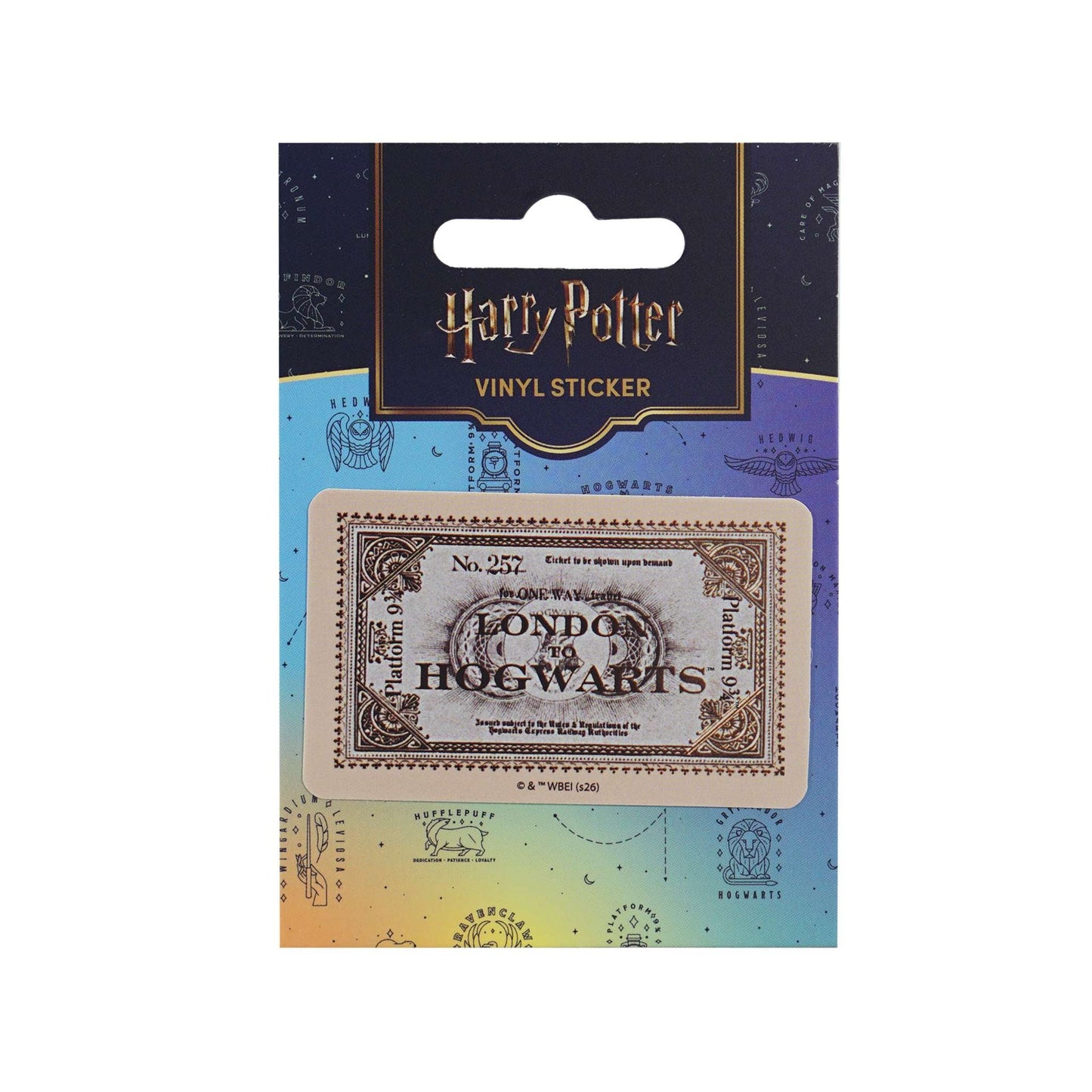 Sticker vinyle Harry Potter - London to Poudlard