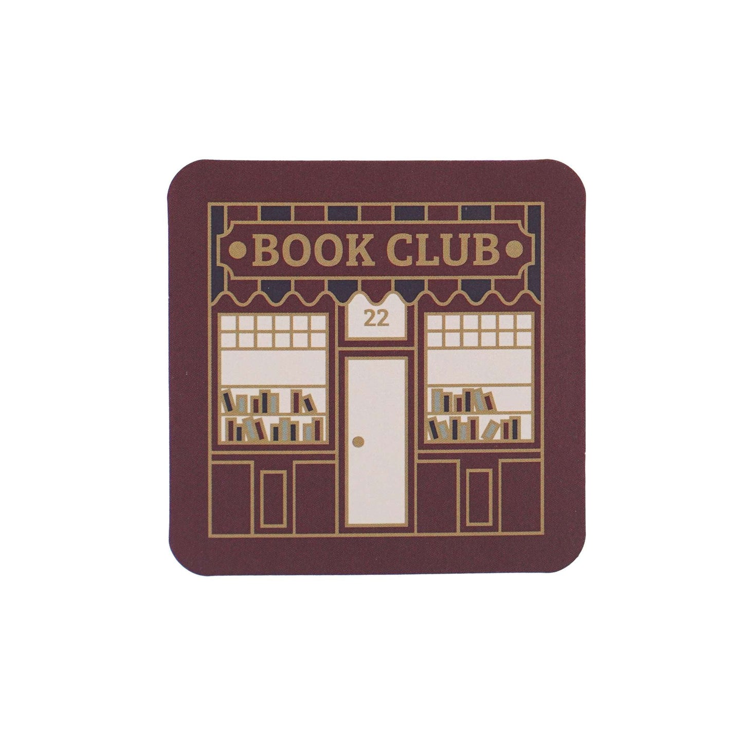 Book Club Vinyl Sticker