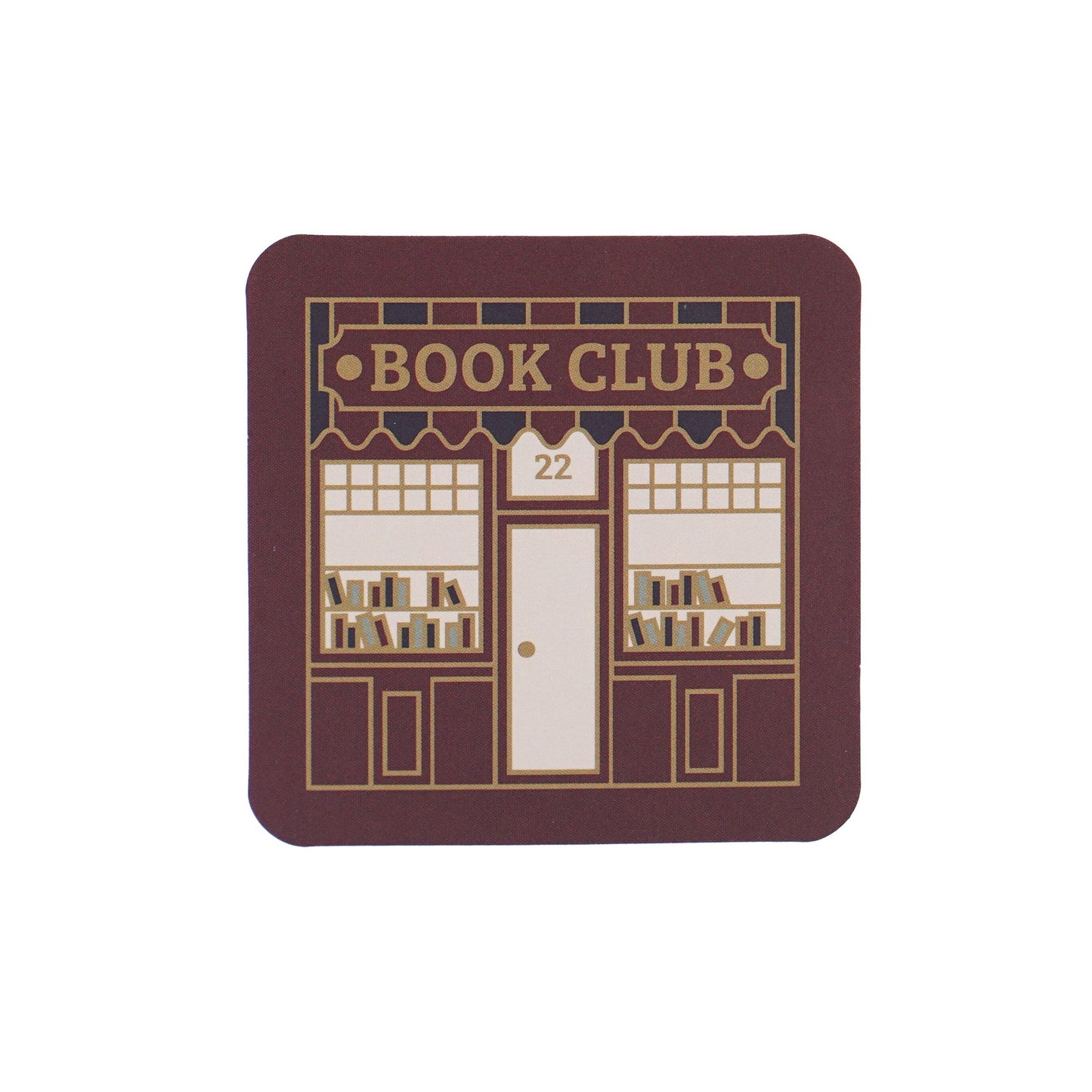 Book Club Vinyl Sticker
