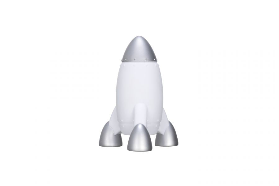 Silver rocket night light