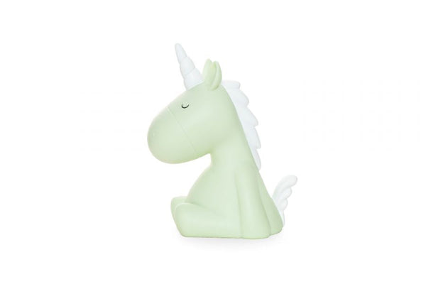 Green unicorn night light