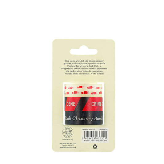 Set of 3 Murder Mystery Club Washi Tapes