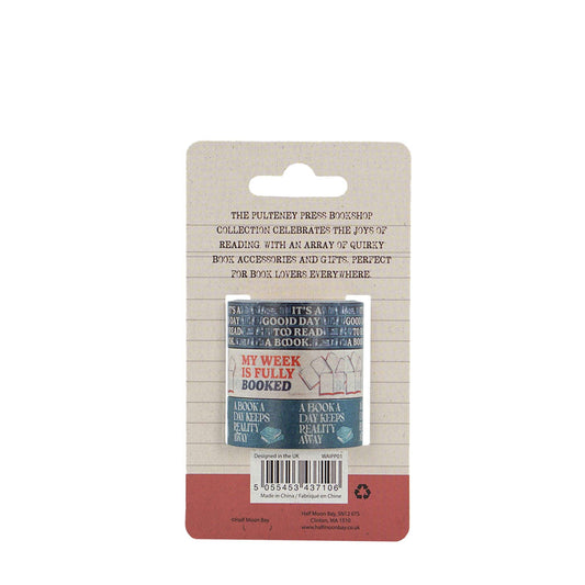 Pulteney Press Bookshop Washi Tape Set of 3