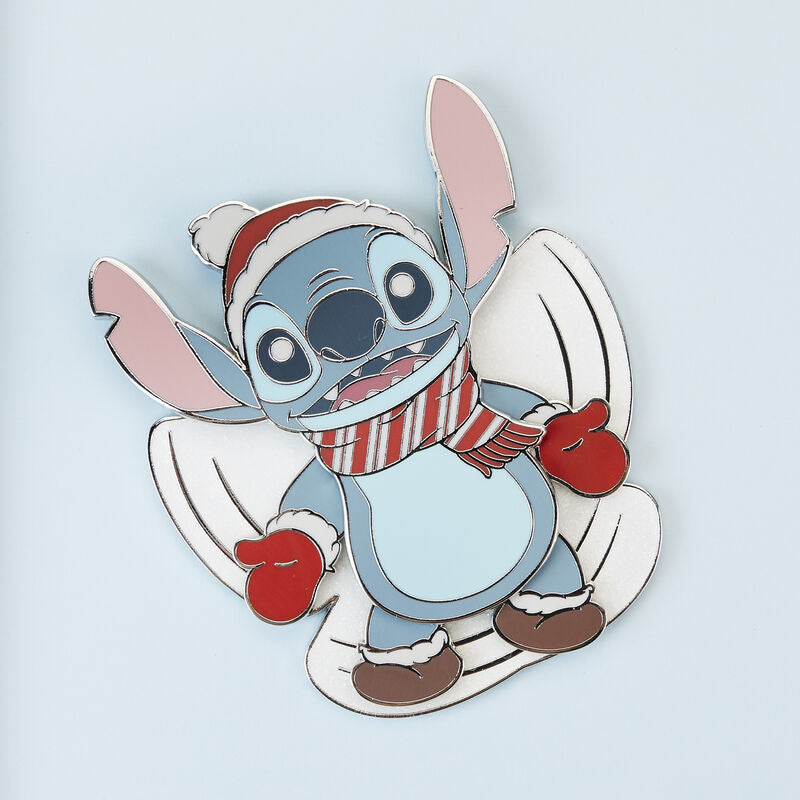 Lilo & Stitch speldje - Stitch sneeuwengel