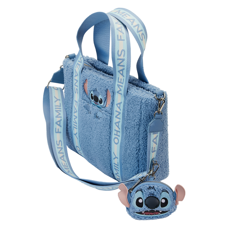 Tote Bag mit Geldbörse Lilo et Stitch - Stitch "Sherpa"