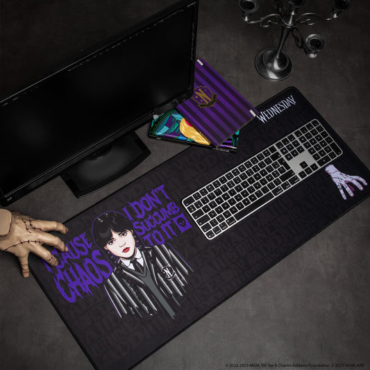 Desk mat I sow chaos