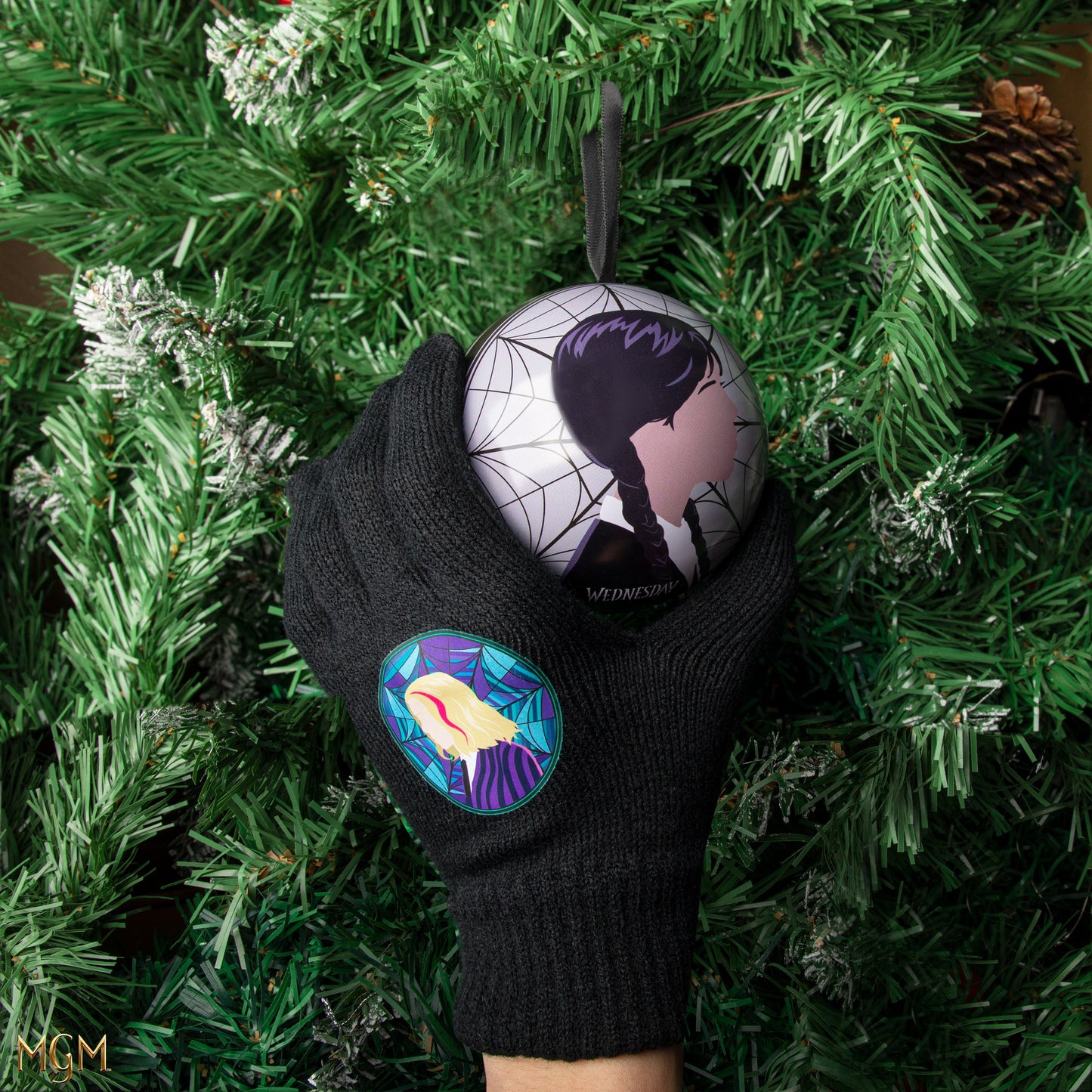 Wednesday and Enid Christmas Gloves Capsule