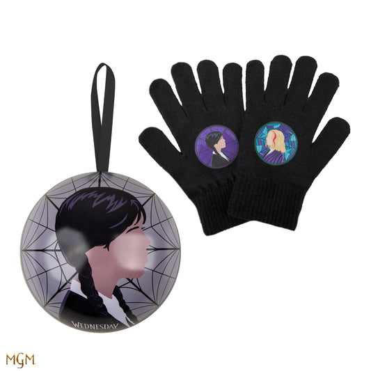 Wednesday and Enid Christmas Gloves Capsule
