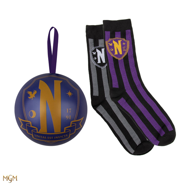 Nevermore Academy Socks Christmas Capsule