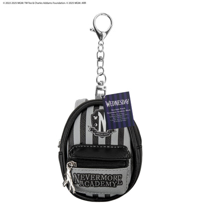 Nevermore Academy Black Pouch Keychain