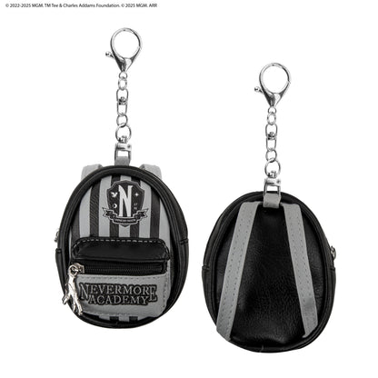 Nevermore Academy Black Pouch Keychain