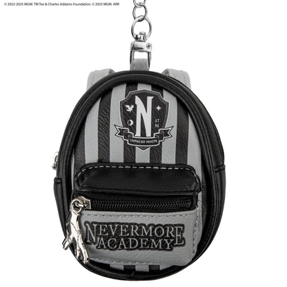 Nevermore Academy Black Pouch Keychain