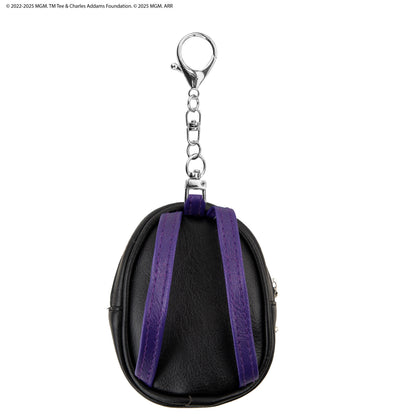 Nevermore Academy Purple Pouch Keychain