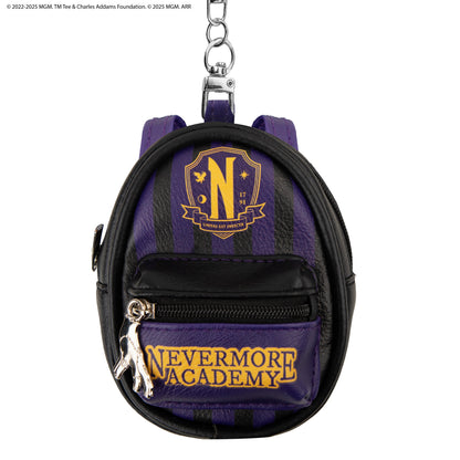 Nevermore Academy Purple Pouch Keychain