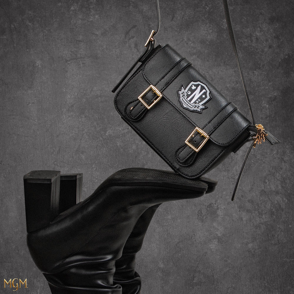 Nevermore Academy Black Satchel