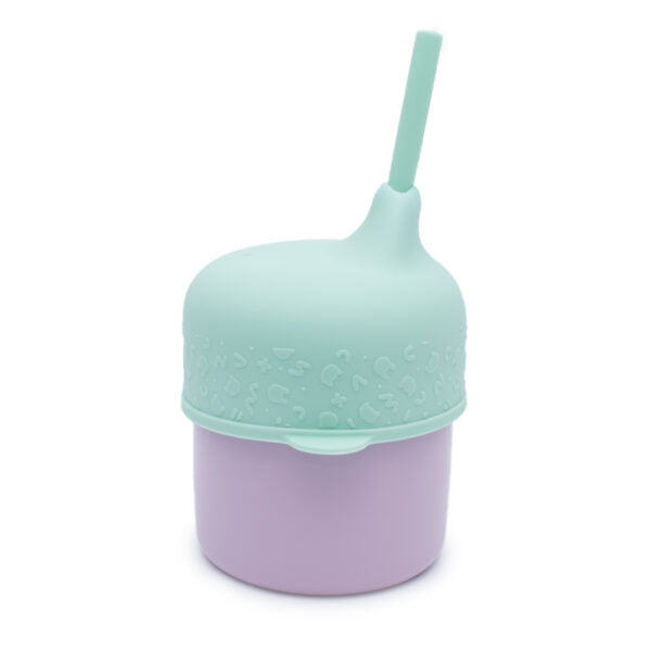 Minty Green lid and mini straw