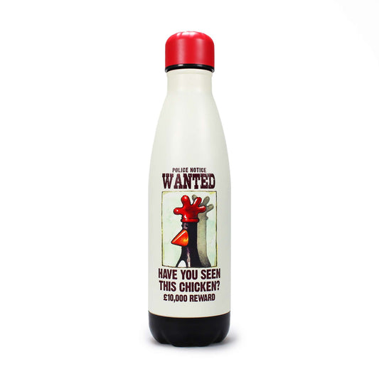 Wallace & Gromit Wanted Metal Water Bottle – 500 ml