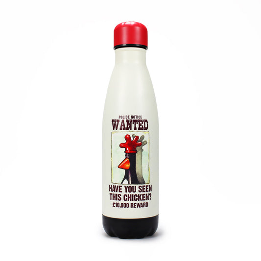 Wallace & Gromit Wanted Metal Water Bottle – 500 ml