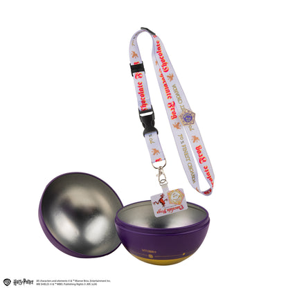 Christmas Capsule Neck Strap & Chocolate Frog Pin