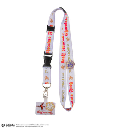 Christmas Capsule Neck Strap & Chocolate Frog Pin