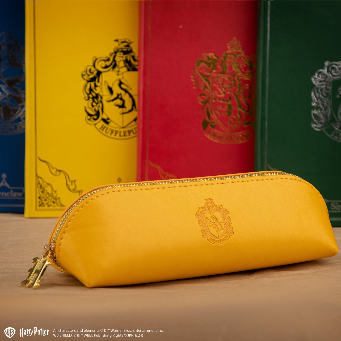 Hufflepuff faux leather pencil case