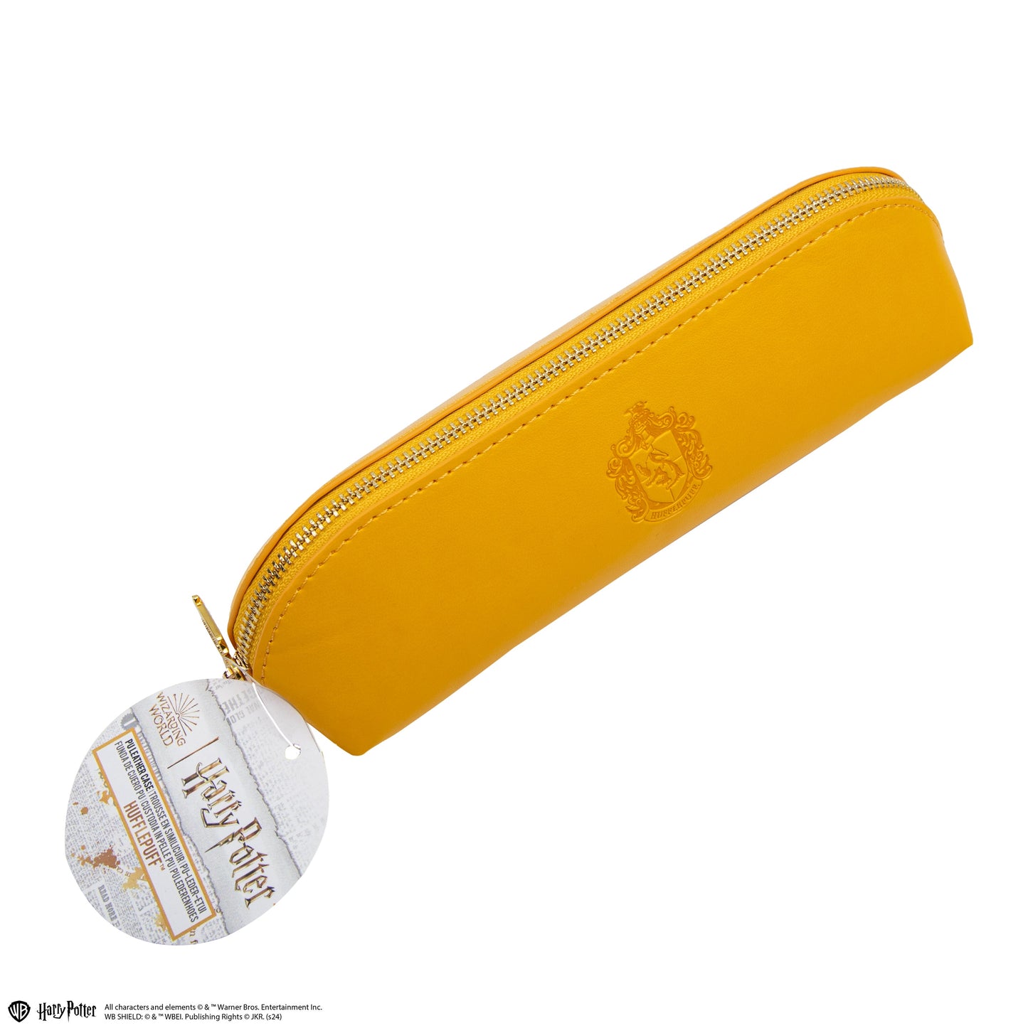 Hufflepuff faux leather pencil case