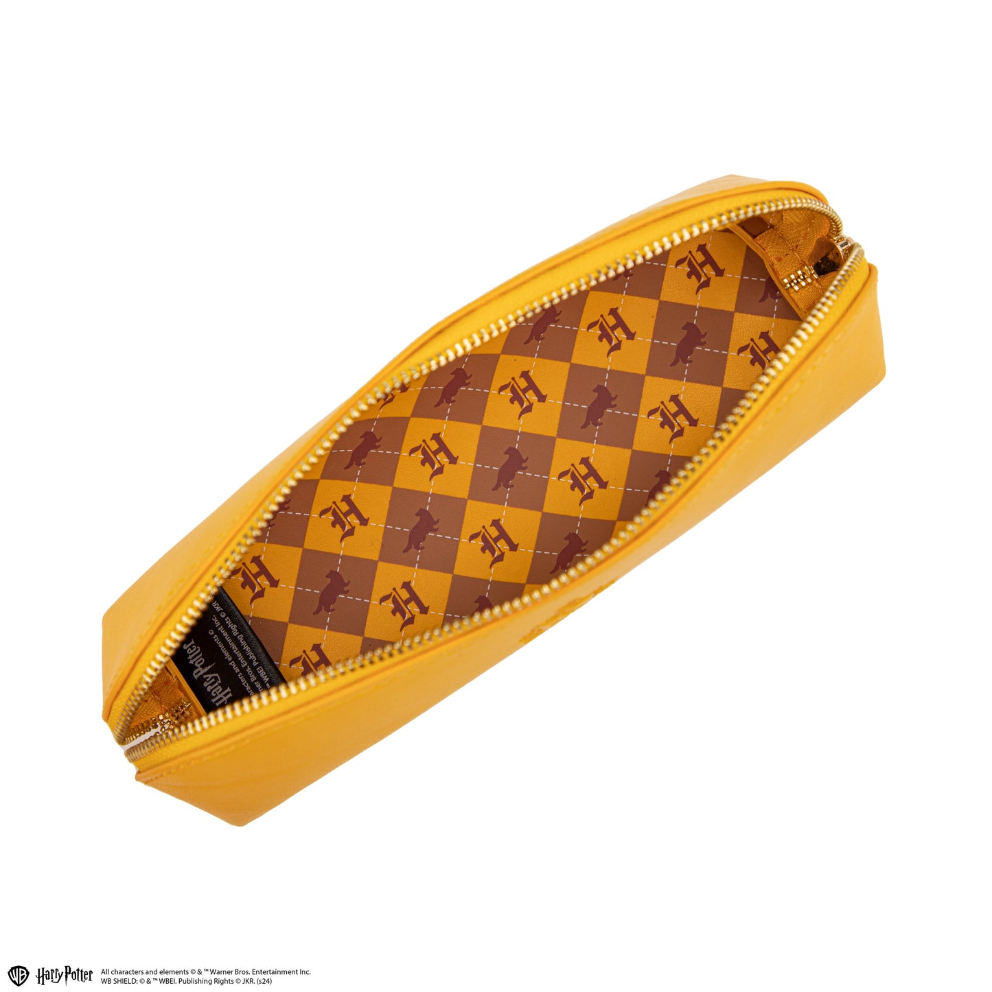 Hufflepuff faux leather pencil case