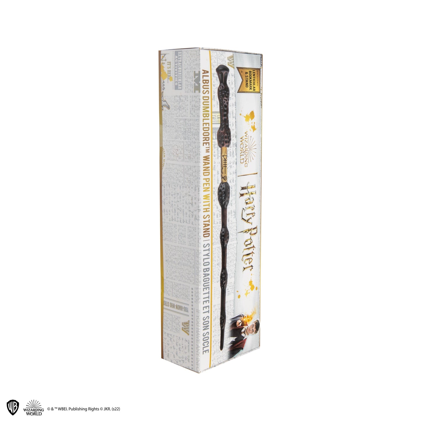 Albus Dumbledore Wand Pen with Stand & Lenticular Bookmark