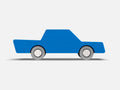 Voiture réversible bleue
