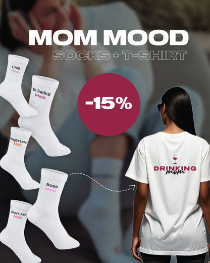 Mama verdient das Beste – T-Shirt & Socken Set