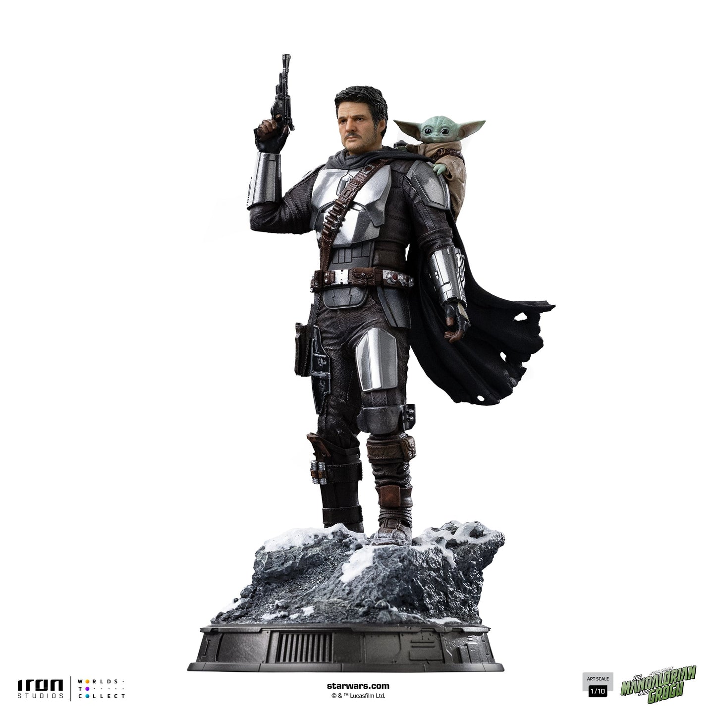 Pre-Order - Mandalorian and Grogu Statue - The Mandalorian and Grogu Movie - Art Scale 1/10 - Iron Studios