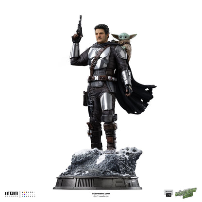 Pre-Order - Mandalorian and Grogu Statue - The Mandalorian and Grogu Movie - Art Scale 1/10 - Iron Studios