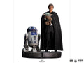 Luke Skywalker, R2-D2 and Grogu Statue - Star Wars: The Mandalorian - Legacy Replica 1/4